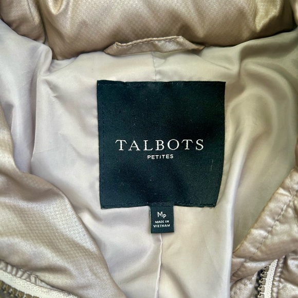 Talbots Long Down Filled Puffer Coat - Picture 3 of 4